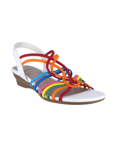 Impo Women's Rammy Stretch Elastic Sandals Women's Shoes In Bright Multi