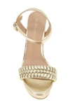 Bcbgeneration Oberla Slingback Platform Sandal In Gold-tone