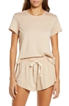 Ugg Perline Lounge T-shirt In Light Tan