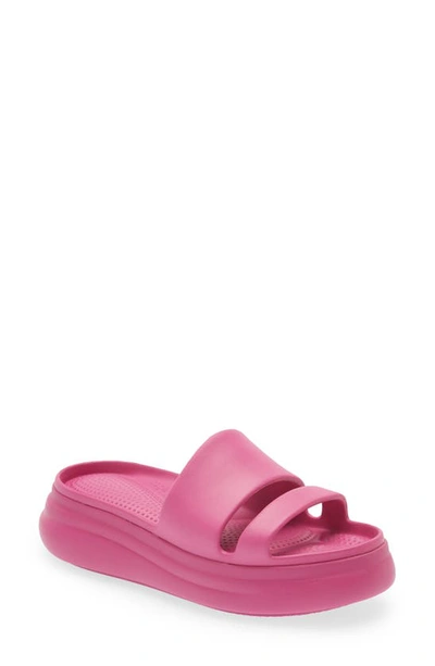 Rag & Bone Brixley Platform Slide Sandal In Fuschia