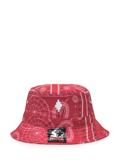 Marcelo Burlon County Of Milan Red Polyester Baseball Cap