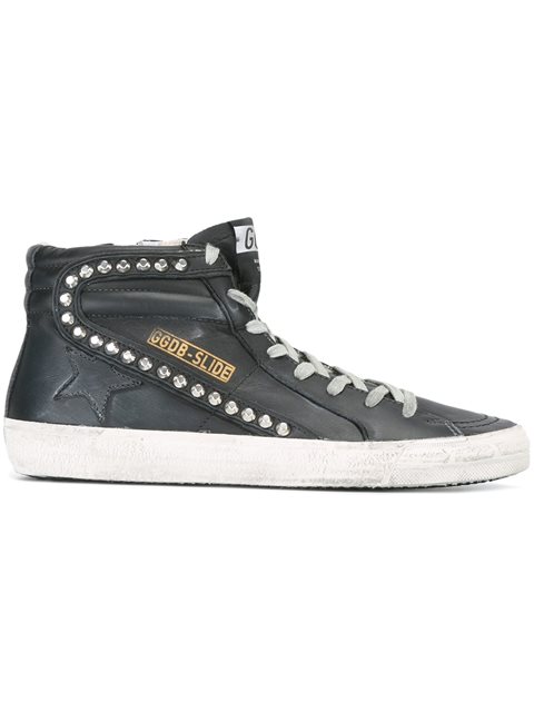 golden goose studded slide
