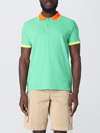 Peuterey Polo Shirt With Contrasting Details In Green