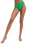 Good American Always Fits Good Waist Bikini Bottoms In Summer Green002