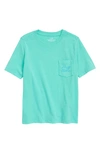 Vineyard Vines Kids' Glow Whale Graphic Pocket Tee In Antigua Green