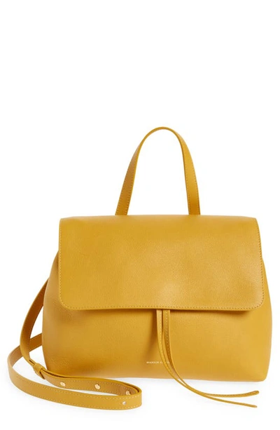 Mansur Gavriel Soft Lady Leather Bag In Ochre