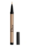 Dior The Show On Stage Waterproof Liquid Eyeliner In 551 Pearly Bronze