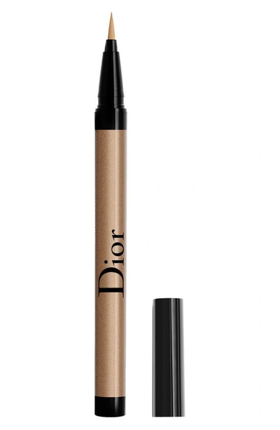 Dior The Show On Stage Waterproof Liquid Eyeliner In 551 Pearly Bronze