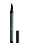 Dior The Show On Stage Waterproof Liquid Eyeliner In 386 Pearly Emerald