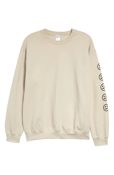 Mcpmu Unisex Graphic Cotton Sweatshirt In Sand