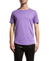 Jared Lang Men's Lightning Bolt Pima Cotton T-shirt In Purple