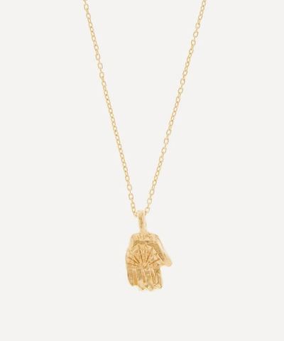 Alighieri Gold-plated Vermeil Bronze Secret Of Time Amulet Pendant Necklace