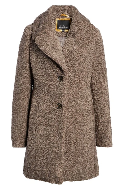 Sam Edelman Faux Shearling Jacket In Mink