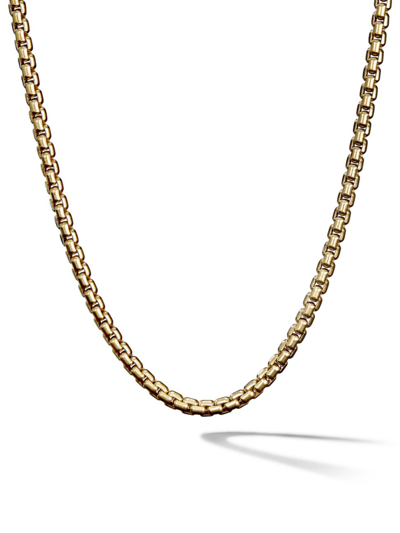 David Yurman Men's Box Chain Necklace In 18k Gold, 3.6mm