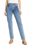 Jeanerica Classic Straight Leg Jeans In Mid -vintage