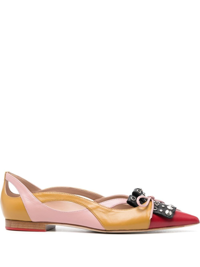 Scarosso Candy Leather Pumps In Multicolor - Calf Leather