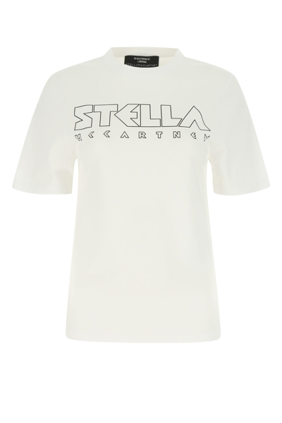 Stella Mccartney White Cotton T-shirt In Pure White