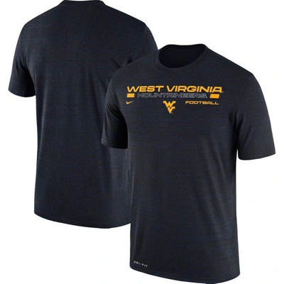 Nike Navy West Virginia Mountaineers Velocity Legend Performance T-shirt