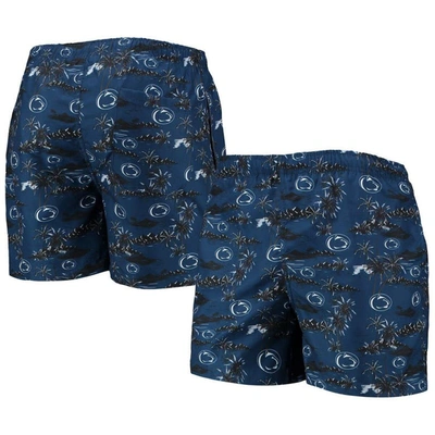 Foco Navy Penn State Nittany Lions Island Palm Swim Trunks