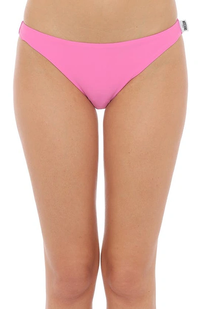 Moschino Low-rise Bikini Bottoms In Pink
