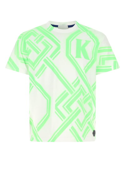 Koché Printed Cotton T-shirt  Multicoloured Koche Uomo Xl In White