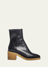Pierre Hardy Jim Folk Calfskin Ankle Boots In Black