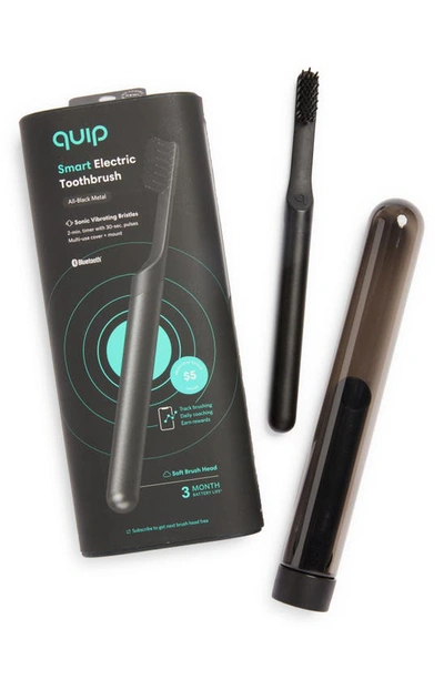Quip Smart Electric Toothbrush In Black Metal