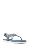 Michael Michael Kors Jilly Flat Sandal In Chambray