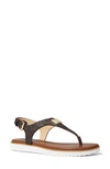 Michael Michael Kors Jilly Flat Sandal In Brown