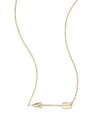 Saks Fifth Avenue 14k Yellow Gold Arrow Pendant Necklace