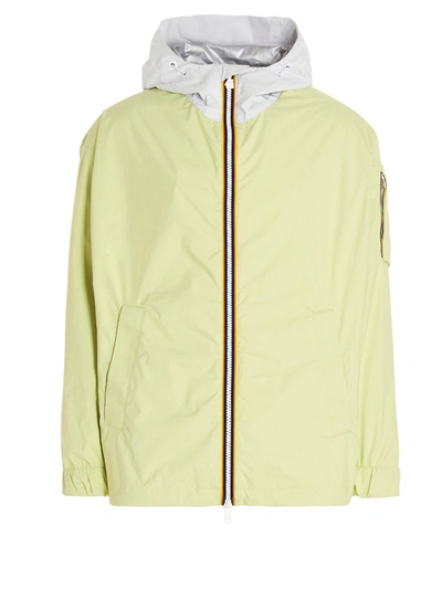 K-way R&d Hooded Jacket In Yellow
