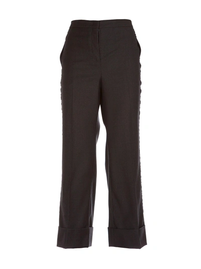N°21 No21 Tailored Cropped Bootcut Trousers In Grigio
