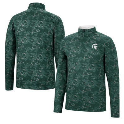 Colosseum Green Michigan State Spartans Tivo Quarter-zip Jacket