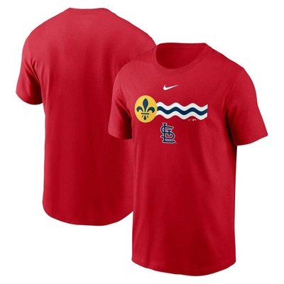 Nike Red St. Louis Cardinals Logo Local Team T-shirt