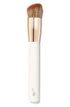 Monika Blunder Synthetic Angled Buffing Brush In Synthetic White Brus