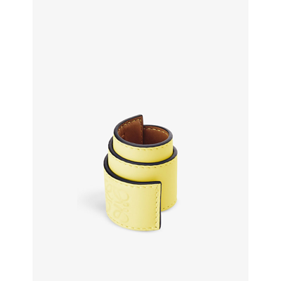 Loewe Small Slap Bracelet In Lemon