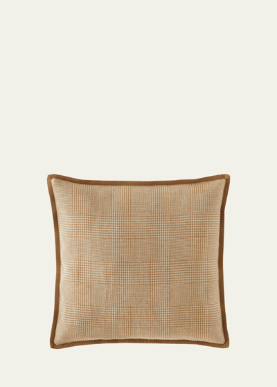 Ralph Lauren Fenmore 20"sq. Decorative Pillow In Camel