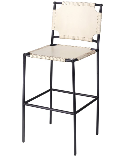 Jamie Young Asher Bar Stool In Gray