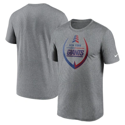 Nike Men's Dri-fit Icon Legend (nfl New York Giants) T-shirt In Grey
