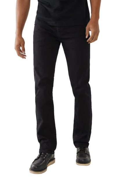 True Religion Ricky Flap Jeans In 2sb Body Rinse Black