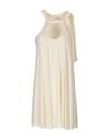 Moschino Cheap And Chic Short Dresses In Ivory