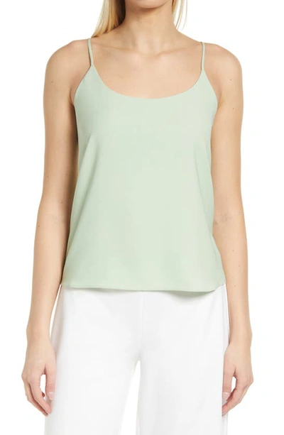 Nordstrom Everyday Satin Camisole In Green Ghost