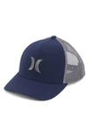 Hurley Del Mar Trucker Baseball Cap In Navy