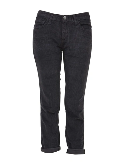 Current Elliott Cropped Flare Pants In Grey