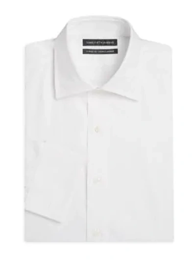 Saks Fifth Avenue Men's Slim Fit Dress Shirt In White