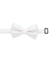 Saks Fifth Avenue Solid Silk Bow Tie In White