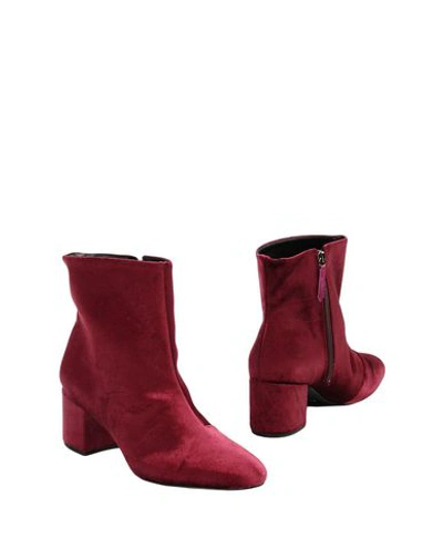 Schutz Ankle Boots In Red
