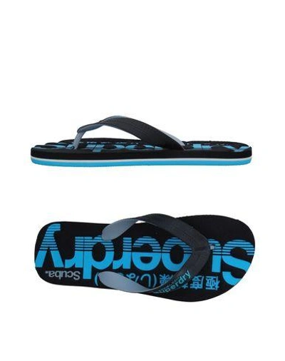 Superdry Flip Flops In Black