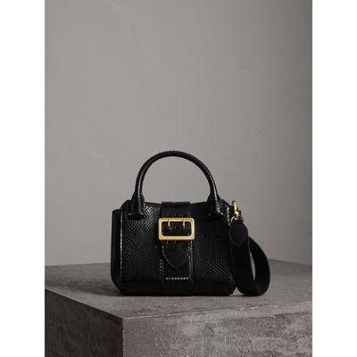 burberry small buckle tote