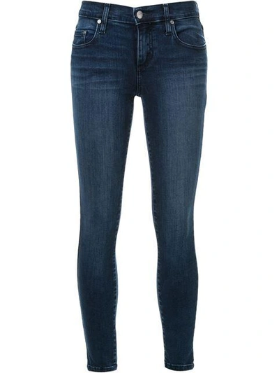 Nobody Denim Geo Skinny Ankle Rebel In Blue